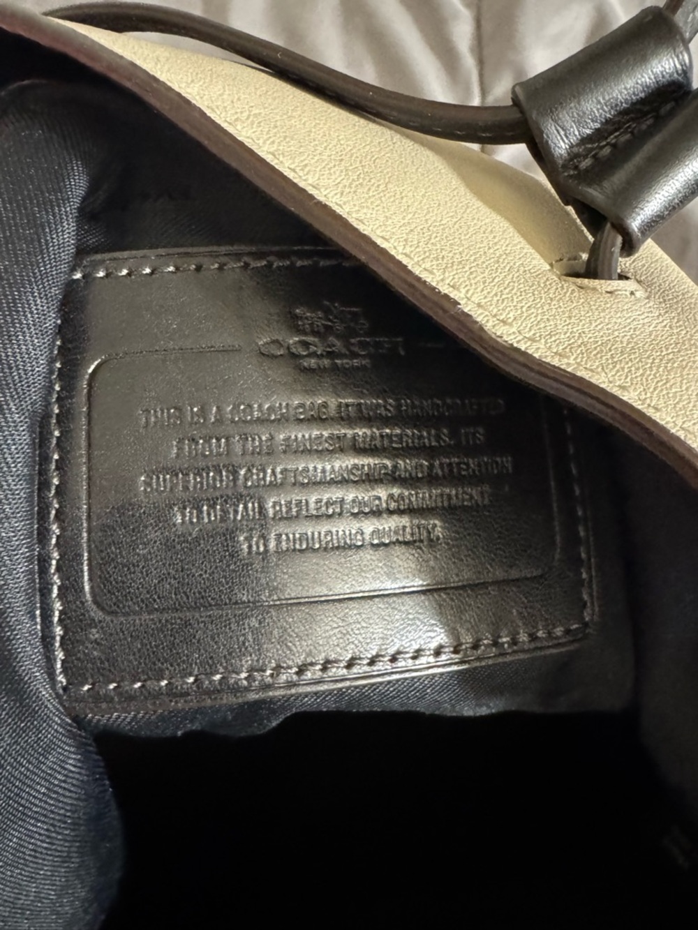 Coach clamshell patchwork backpack - Picture 8 of 8